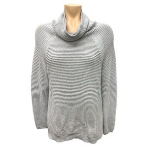 Kenneth Cole Light Gray Cowl Neck Sweater Size M